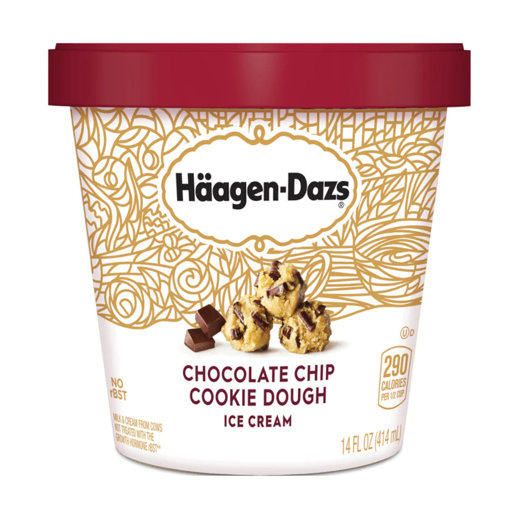 Haagen-Dazs Chocolate Chip Cookie Dough Ice Cream