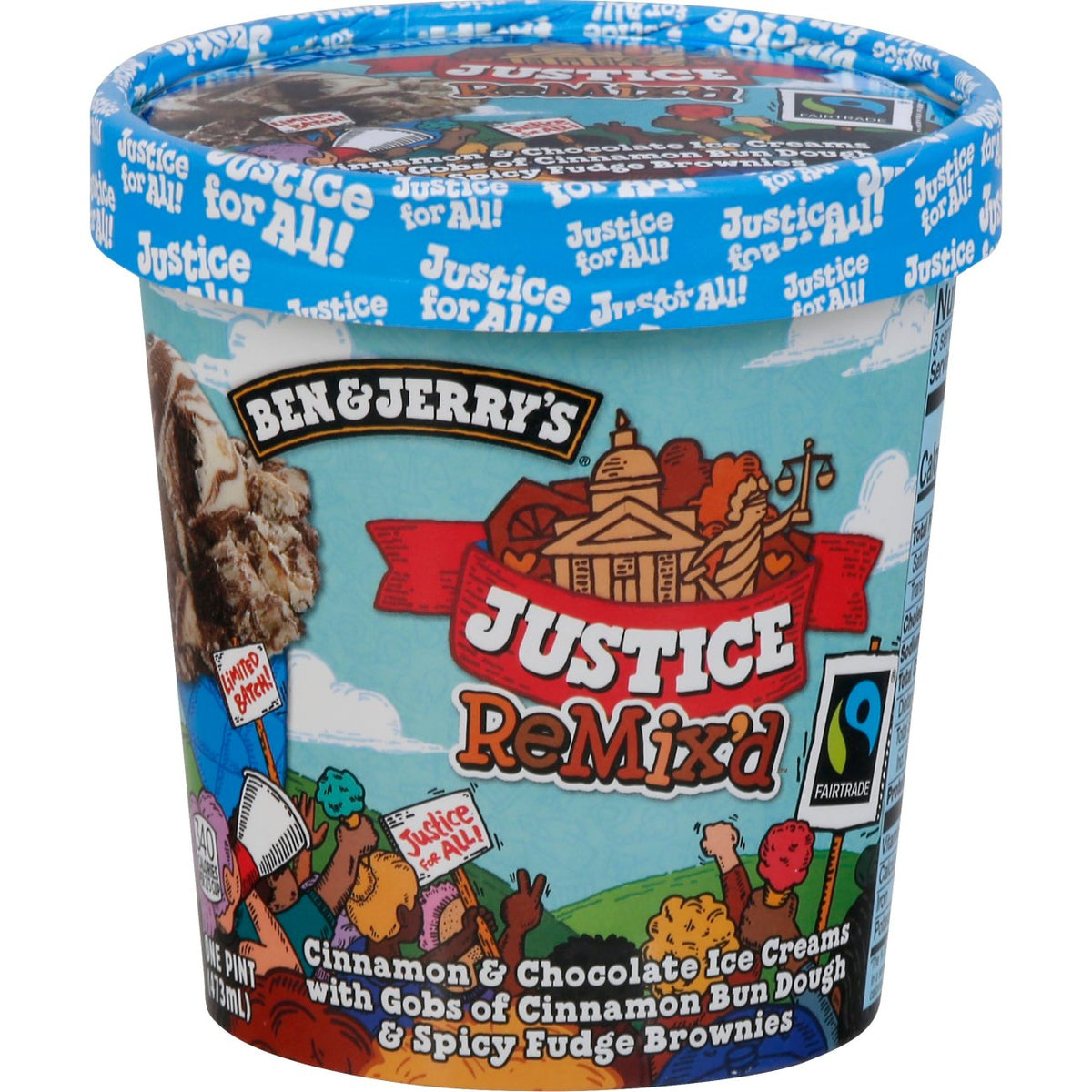 Ben & Jerry's, Justice ReMix'd Ice Cream, Pint (1 count