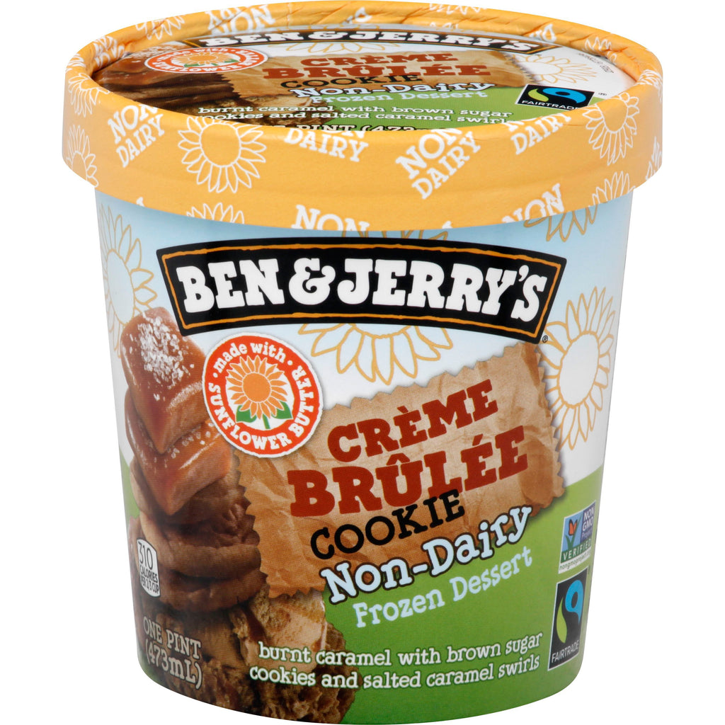 Ben & Jerry's - Creme Brule Cookie NON-DAIRY Ice Cream (Pint)