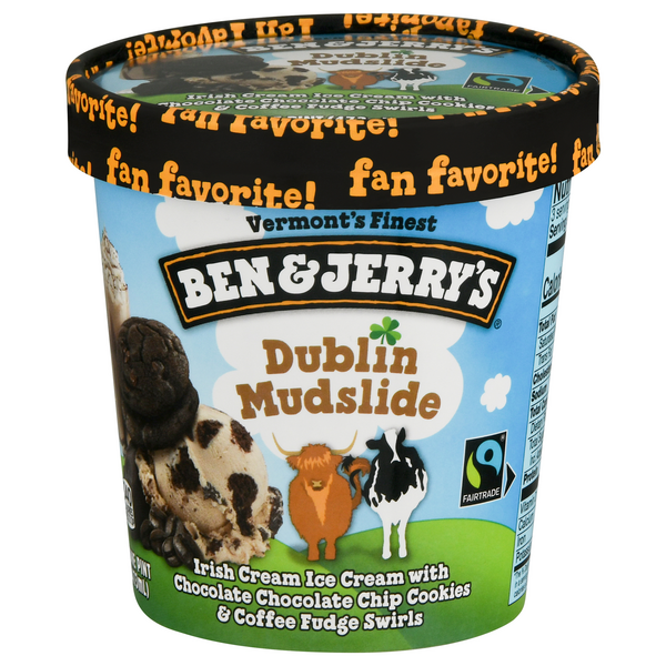 Ben & Jerry's - Dublin Mudslide Ice Cream (Pint)