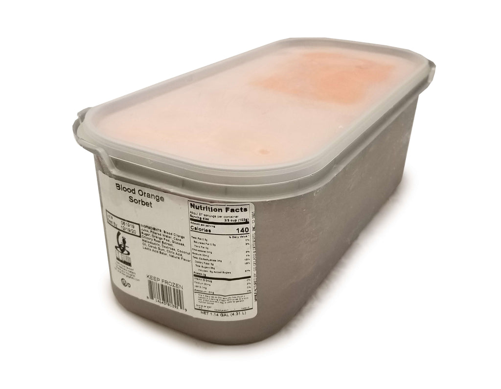 G.S Gelato, Blood Orange Sorbetto, 5 L. (1 Count) tub