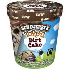 Ben & Jerry's Dirt Cake Topp'd Ice Cream (Pint)