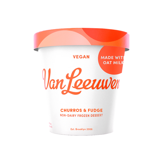 Van Leeuwen, Churros & Fudge Vegan Oat Milk Ice Cream (Pint