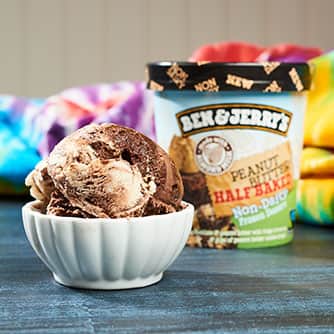 Ben & Jerry's - Non Dairy Peanut Butter Half Baked (Pint) cup