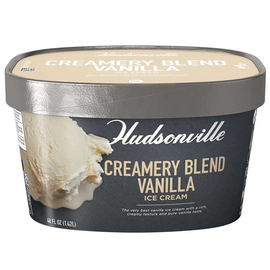Husdonville Ice Cream, Creamery Blend Vanilla (48oz Carton)