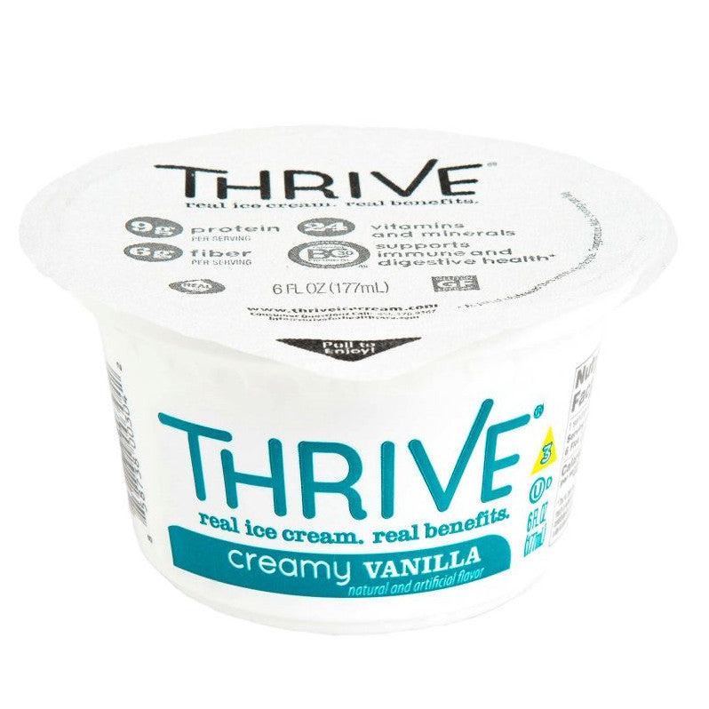 Thrive Ice Cream - Creamy Vanilla - 6 oz Cup (case of 24)