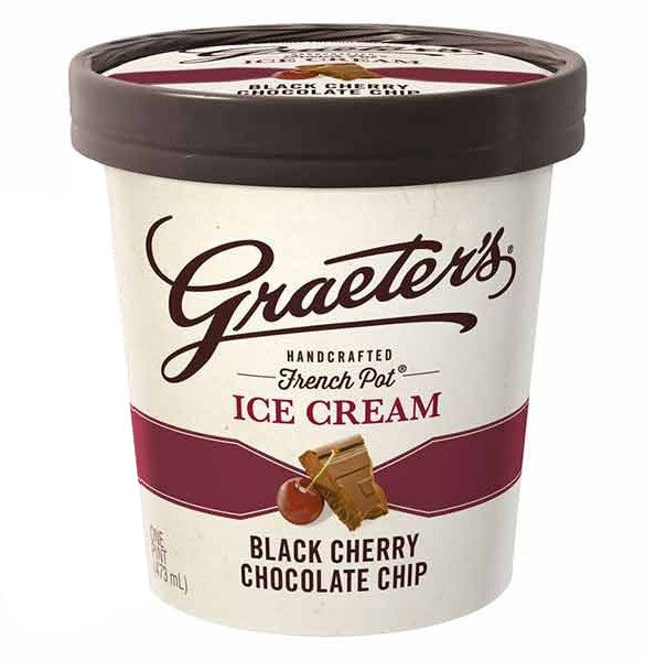 Graeter's Black Cherry Chocolate Chip (Pint) icecreamsource