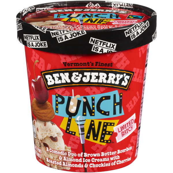 Ben & Jerry's, Punch Line Ice Cream, Pint (1 count)