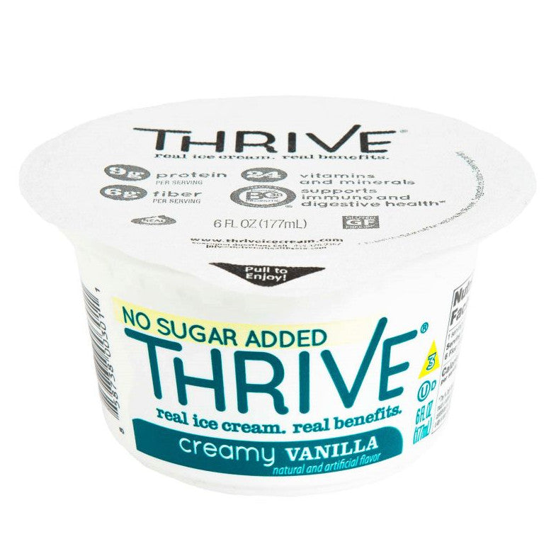 Thrive Ice Cream - NSA Creamy Vanilla - 6 oz Cup (case of 24)