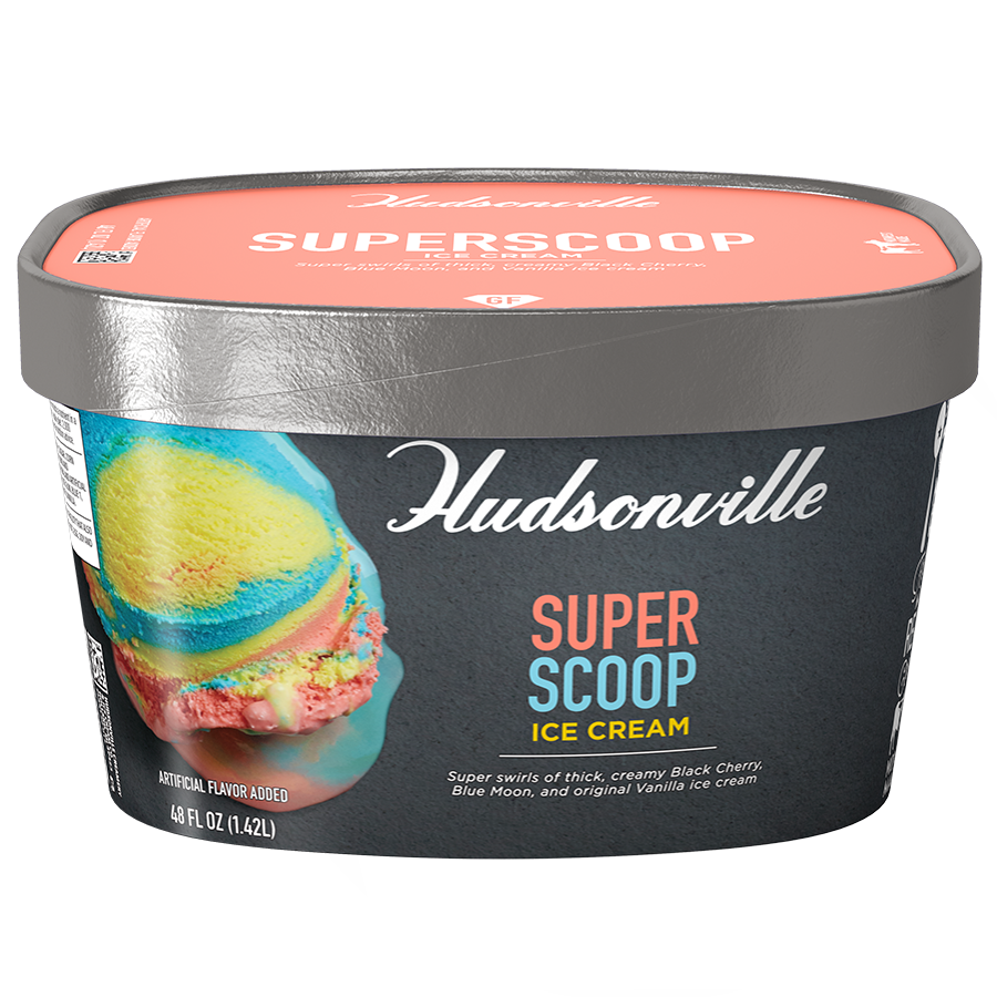 Husdonville Ice Cream, Superscoop (48oz Carton)