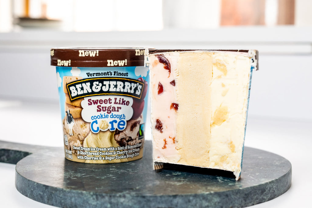 Ben & Jerry's, Sweet Like Sugar Cookie Dough Core Ice Cream, Pint (1 count) cut