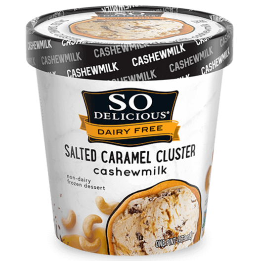 SO Delicious, Salted Caramel Cluster, 16 oz. Pint (1 count)