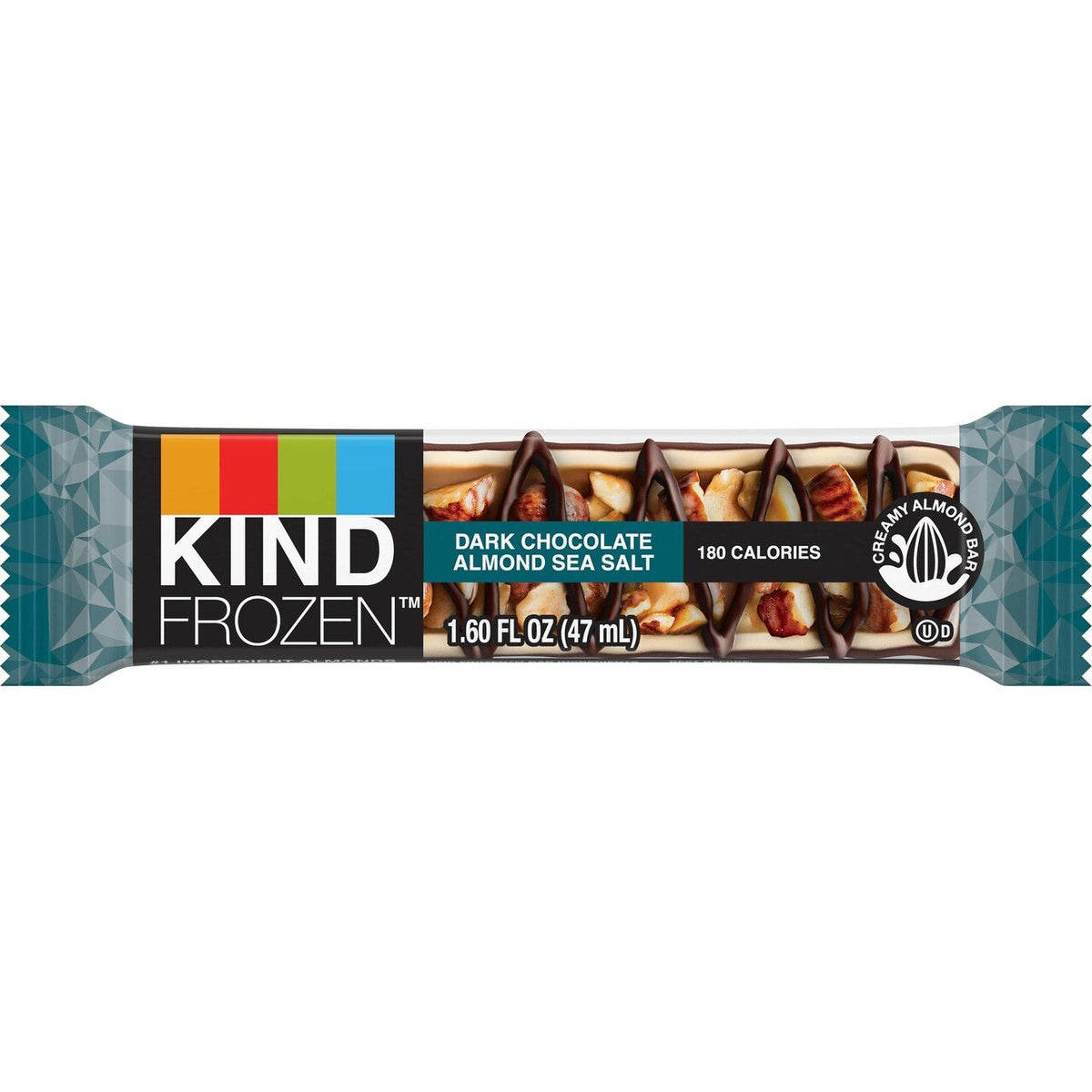 Kind Frozen, Dark Chocolate Almond Sea Salt Bar, 1.60 oz (24 count) –  icecreamsource