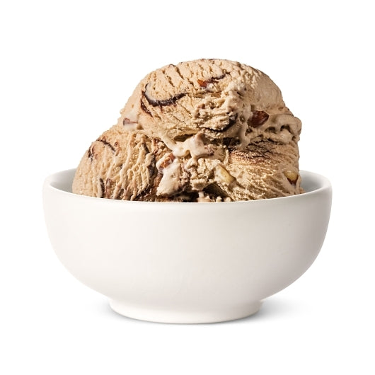 Tillamook, Coffee Almond Fudge Ice Cream - 3 Gallons bowl