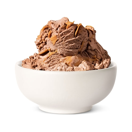 Tillamook, Chocolate Peanut Butter Ice Cream - 3 Gallons bowl