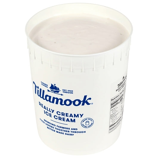 Tillamook, Marionberry Pie Ice Cream - 3 Gallons open