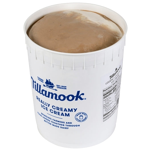 Tillamook, Udderly Chocolate Ice Cream - 3 Gallons open