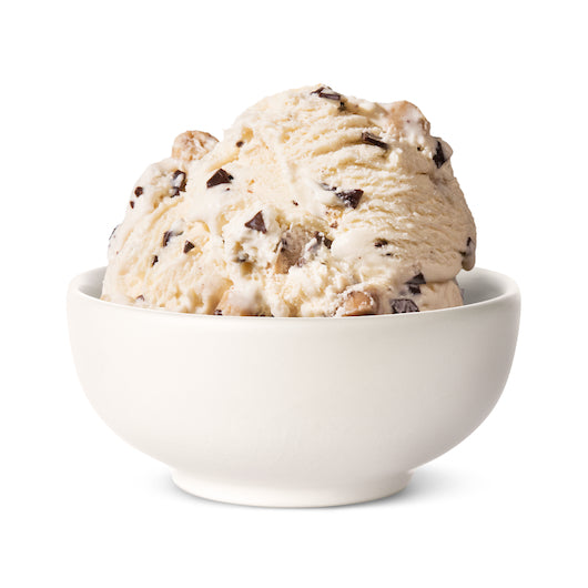 Tillamook, Chocolate Chip Cookie Dough Ice Cream - 3 Gallons bowl