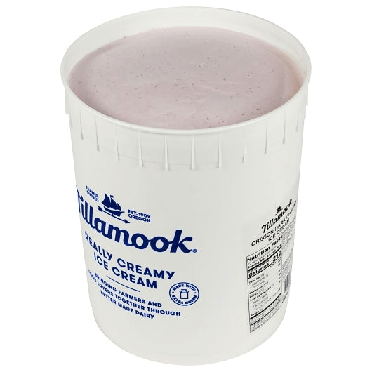 Tillamook, Oregon Dark Cherry Ice Cream - 3 Gallons open