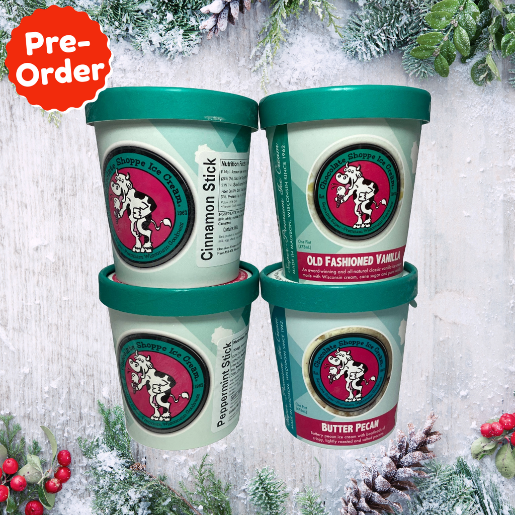 Chocolate Shoppe Mini Holiday Gift Collection (4 Pints) PRE-ORDER