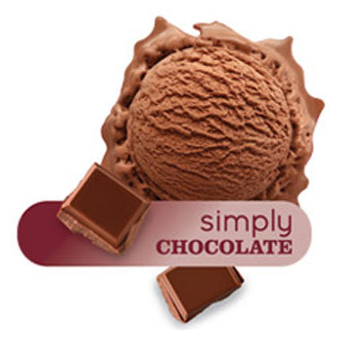 Thrive Ice Cream - Simply Chocolate - 6 oz Cup (case of 24) scoop