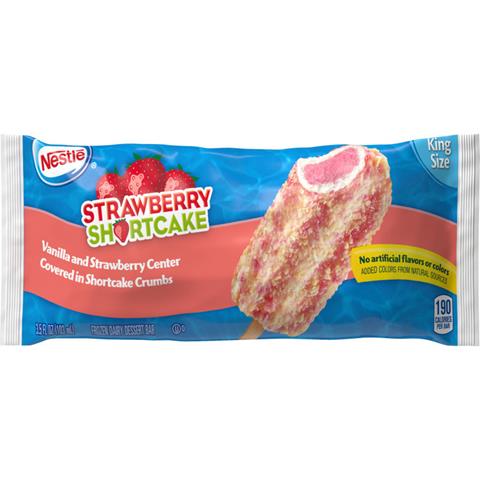 Nestle, King Sized Strawberry Shortcake Ice Cream Bar, 3.5 oz. (24 Count)
