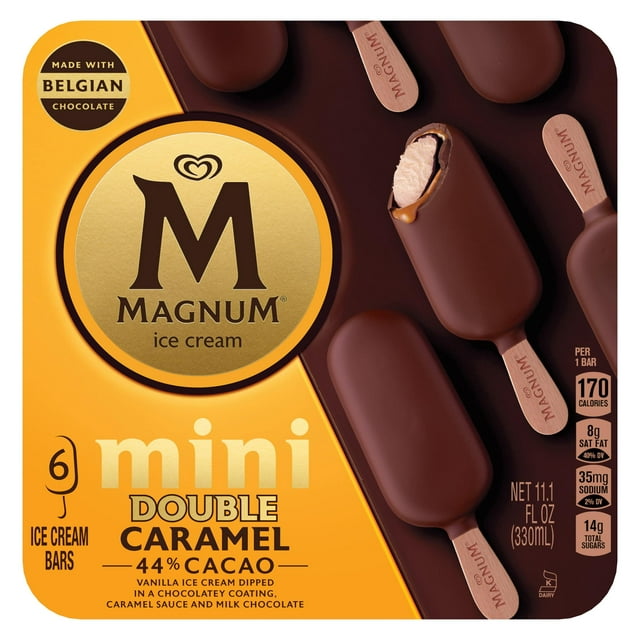 Magnum, Double Caramel Mini's, 1.85 Oz. 6 Pack (1 Count)