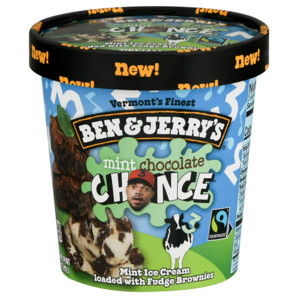 Ben & Jerry's Mint Chocolate Chance Ice Cream