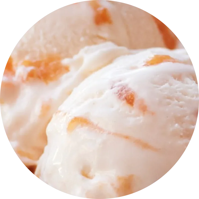 Tillamook, Peaches and Cream Ice Cream - 3 Gallons scoop