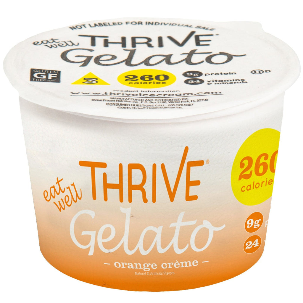 Thrive Gelato - Orange & Cream - 4 oz Cup (case of 36)