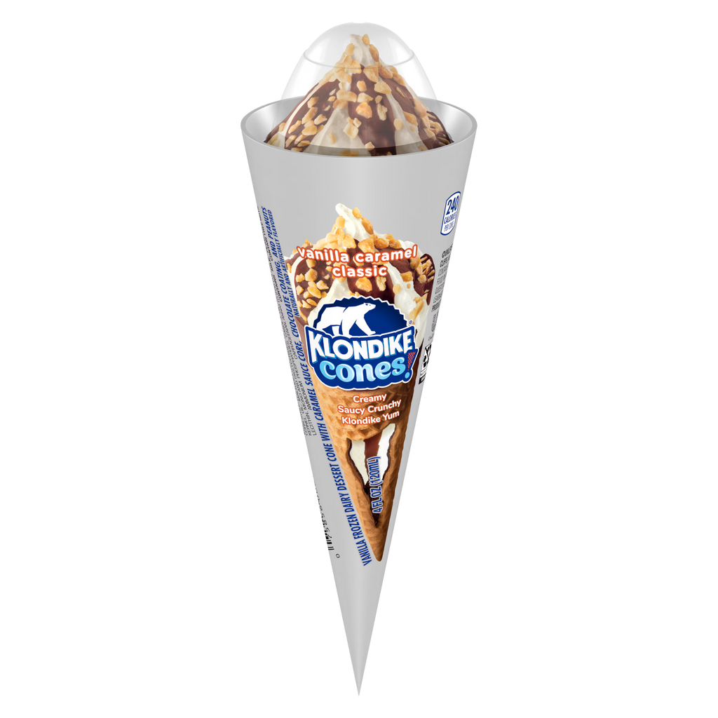 Klondike, Vanilla Caramel Cones, 4 Oz Cones (24 Count)