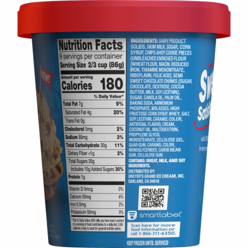 Chips Ahoy Ice Cream, 48 oz. (1 Count) nutrition