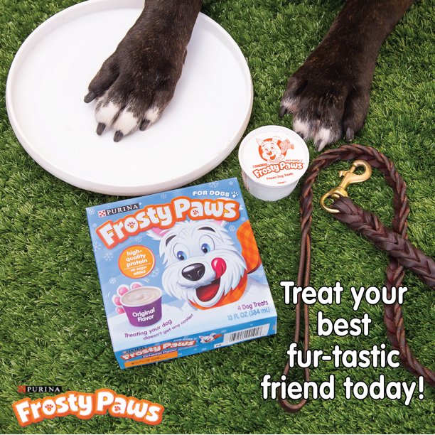 Frosty Paws, Original Flavored Dog Ice Cream Cup, 3.25oz (4 Count) dog