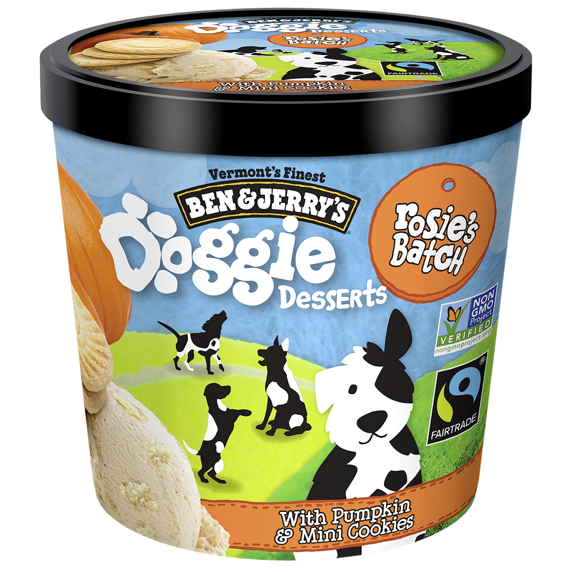 Ben Jerry's, Rosie's Batch Pumpkin Mini Cookies Doggie