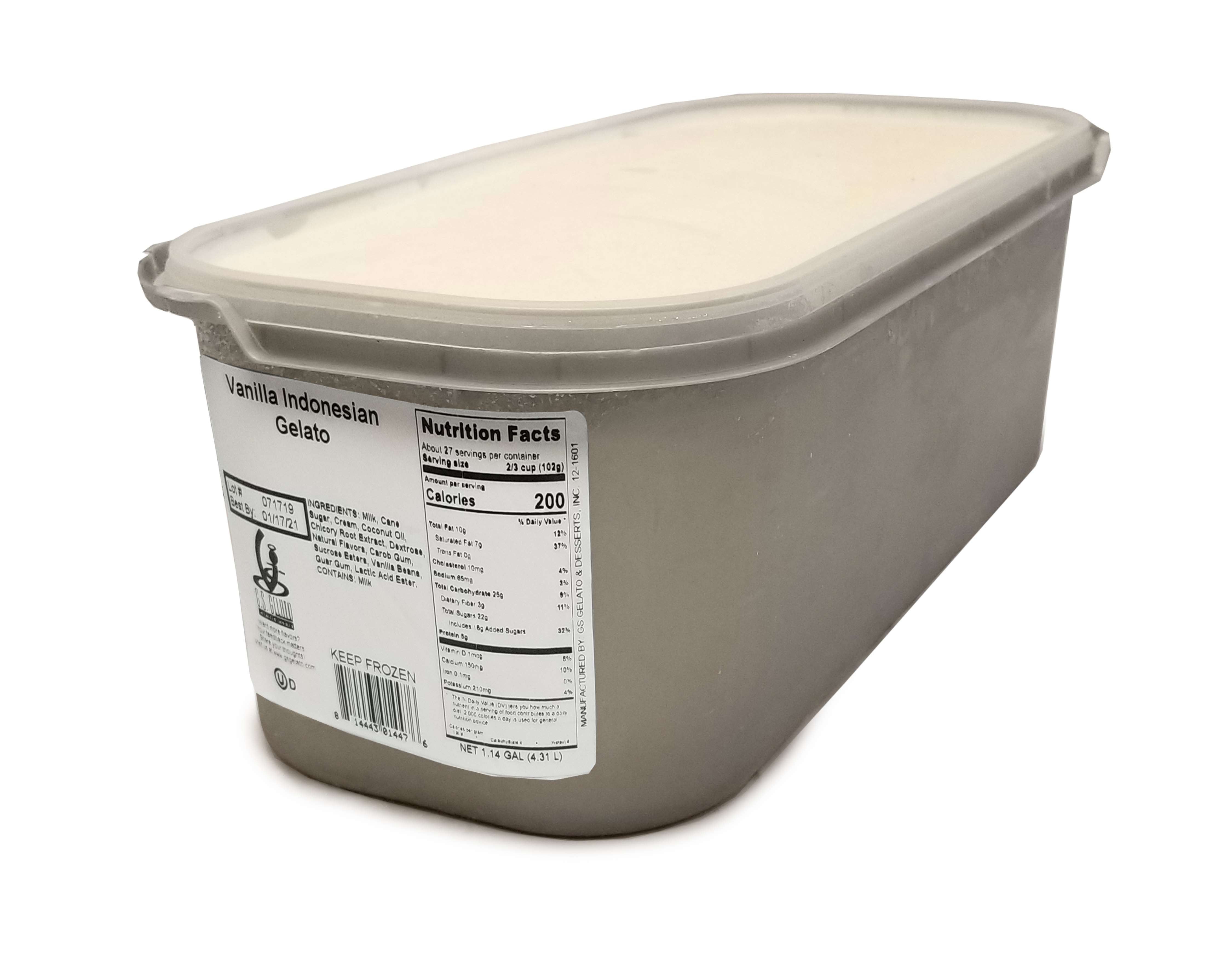 2 1/2 Gallon Plastic Ice Cream Tubs (Without Lids) - 10 Count