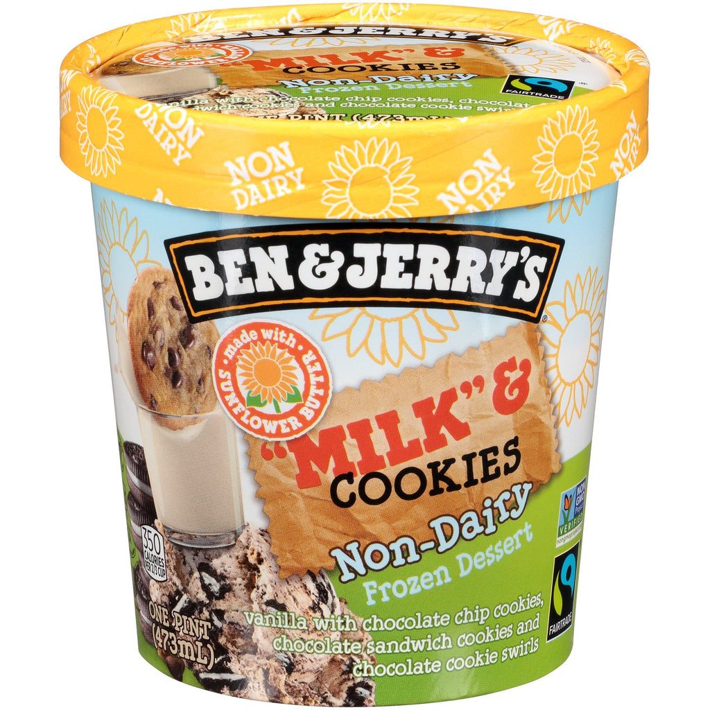 Ben & Jerry's Non-Dairy Milk & Cookies Ice Cream (Pint)