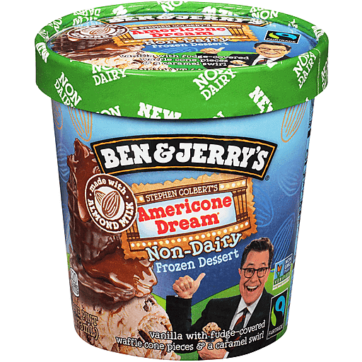 Ben & Jerry's, Americone Dream (Stephen Colbert's) NON-DAIRY Ice Cream (Pint)