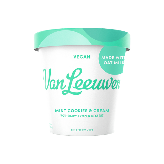 Van Leeuwen, Mint Cookies & Cream Vegan Oat Milk Ice Cream (Pint