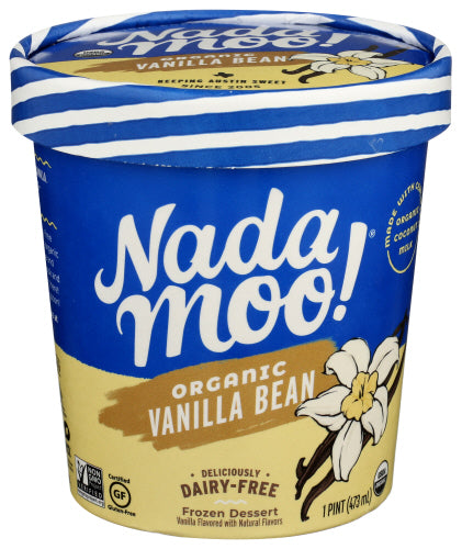 NadaMoo! - Organic Vanilla Bean (Pint)