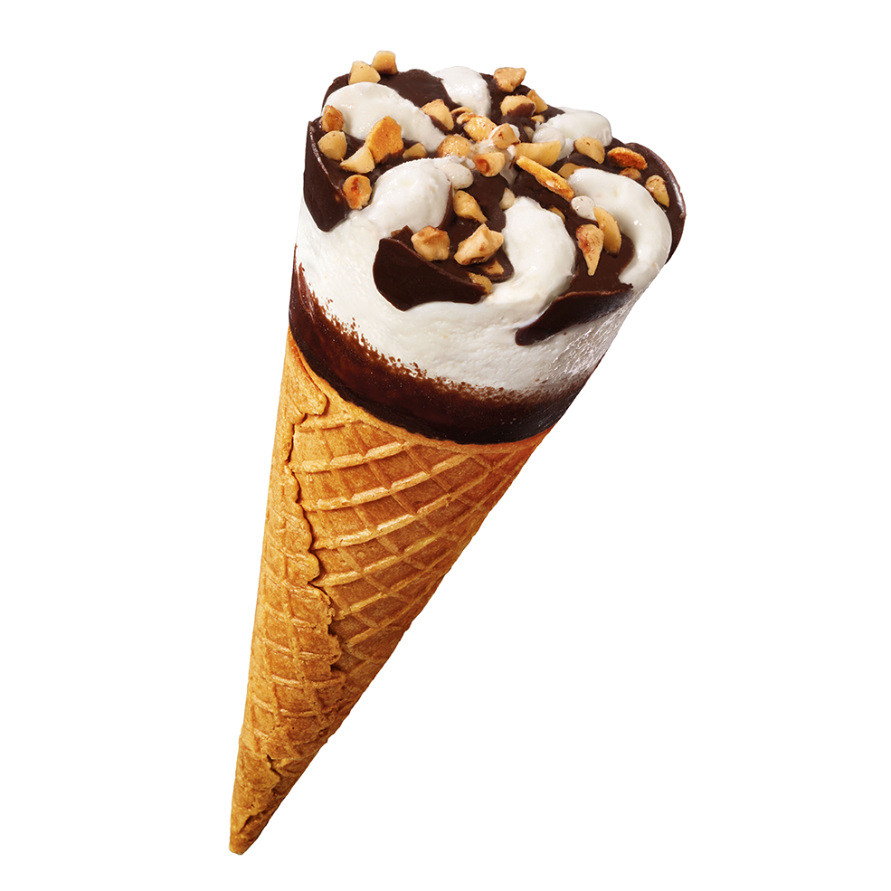 Good Humor Vanilla King Ice Cream Cone, 4.2 oz. (24 Count) open