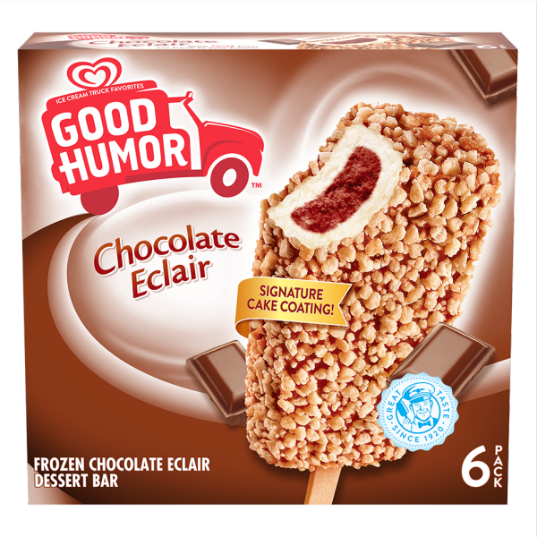 Good Humor, Chocolate Eclaire Bar, 3 oz. (6 Count)