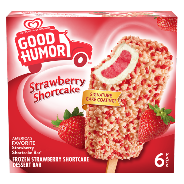 Good Humor, Strawberry Shortcake Bar, 3 oz. (6 Count)