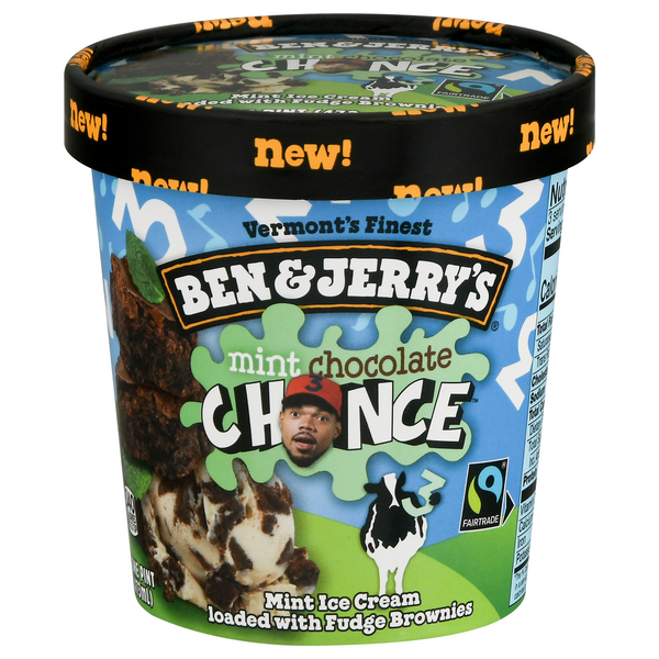 Ben & Jerry's Mint Chocolate Chance Ice Cream (Pint)