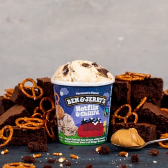 Ben & Jerry's Netflix & Chill'd Ice Cream (Pint) spread