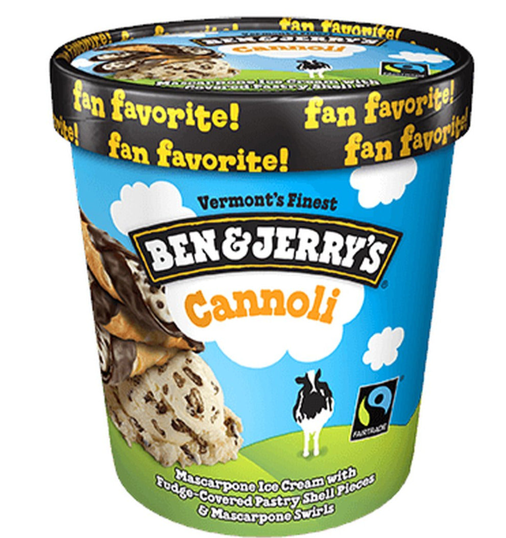 Ben & Jerry's, Cannoli Ice Cream, Pint (1 count)