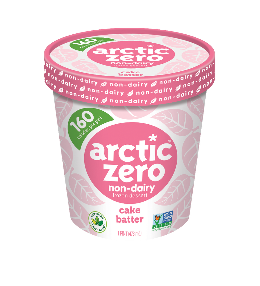 Arctic Zero, NonDairy Desserts, Cake Batter (Pint) icecreamsource