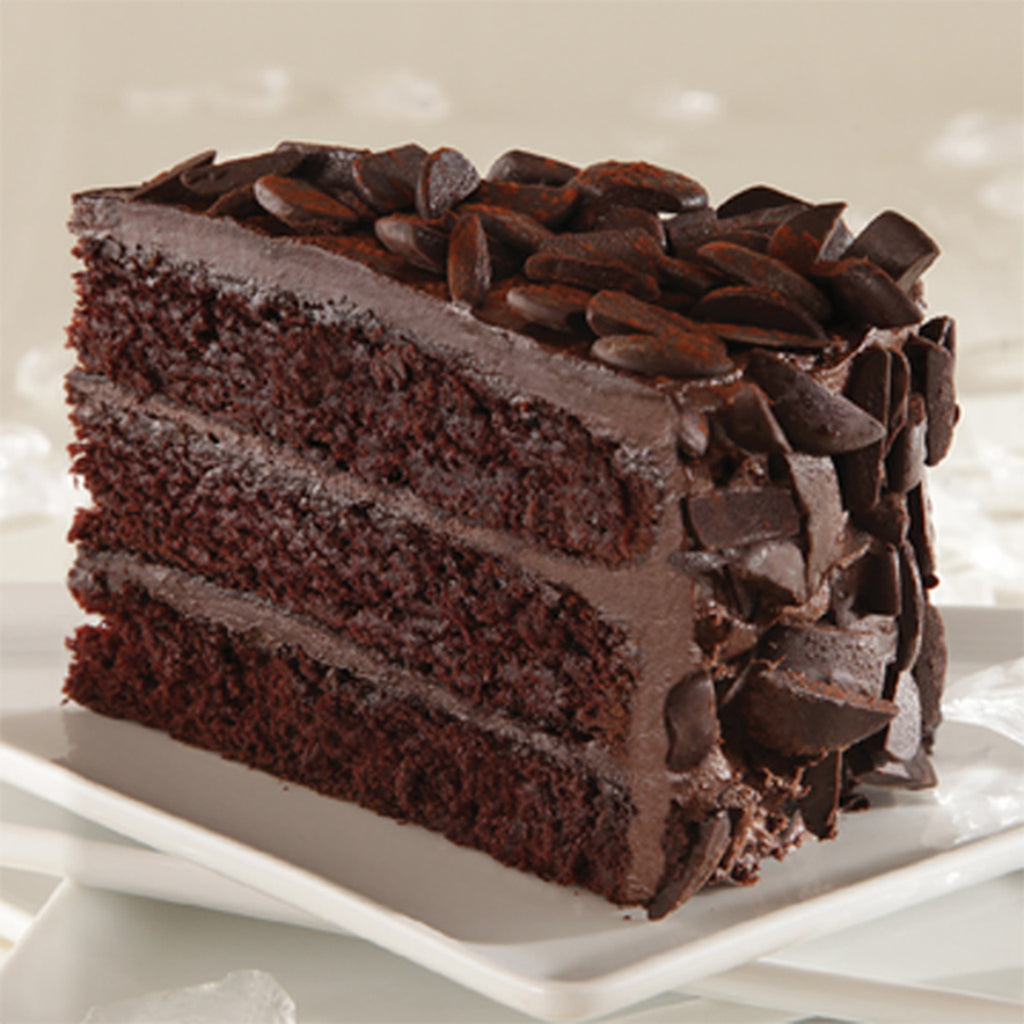 Sweet Street, 3 Layer Chocolate Thunder Cake (1 Count) slice