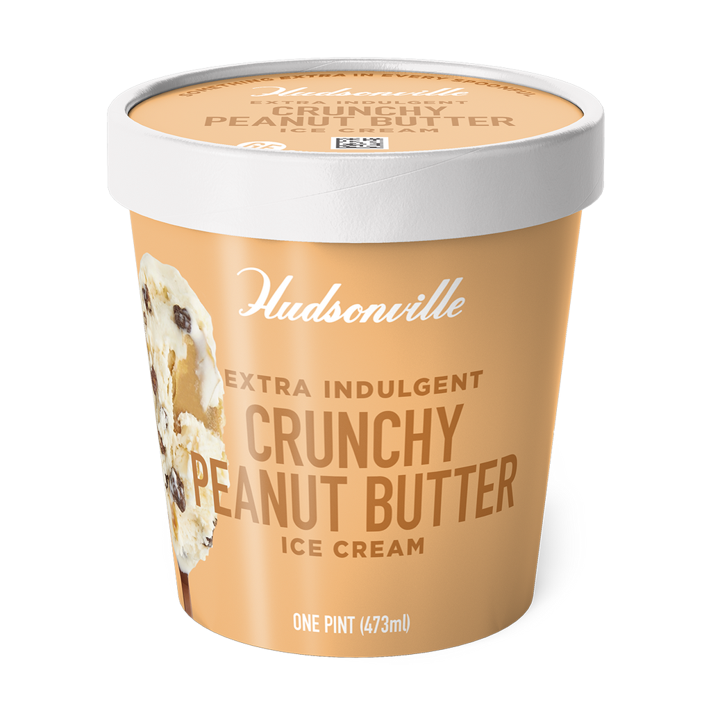 Husdonville Ice Cream, Crunchy Peanut Butter (Pint)