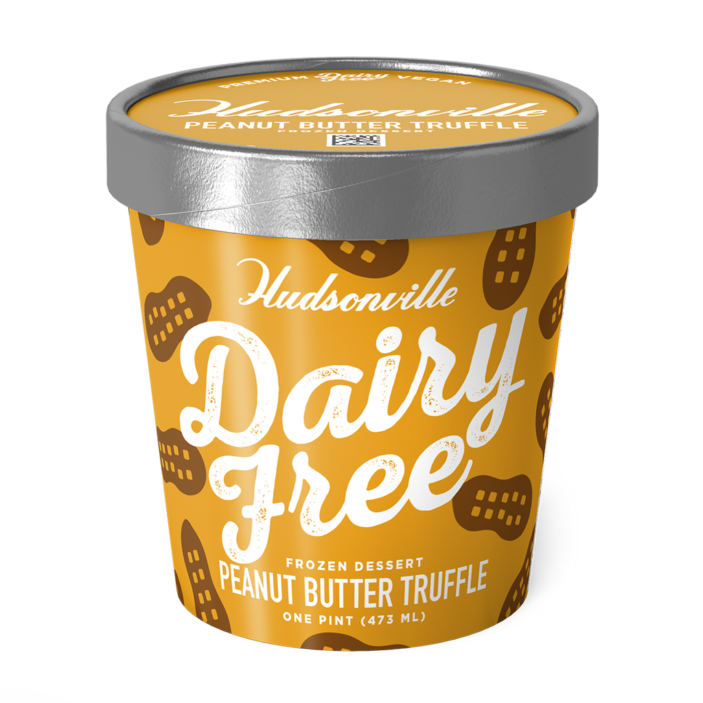 Husdonville Ice Cream, Dairy Free Peanut Butter Truffle (Pint)