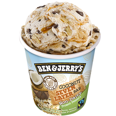 Ben & Jerry's Non-Dairy - Coconut Seven Layer Bar (Pint)
